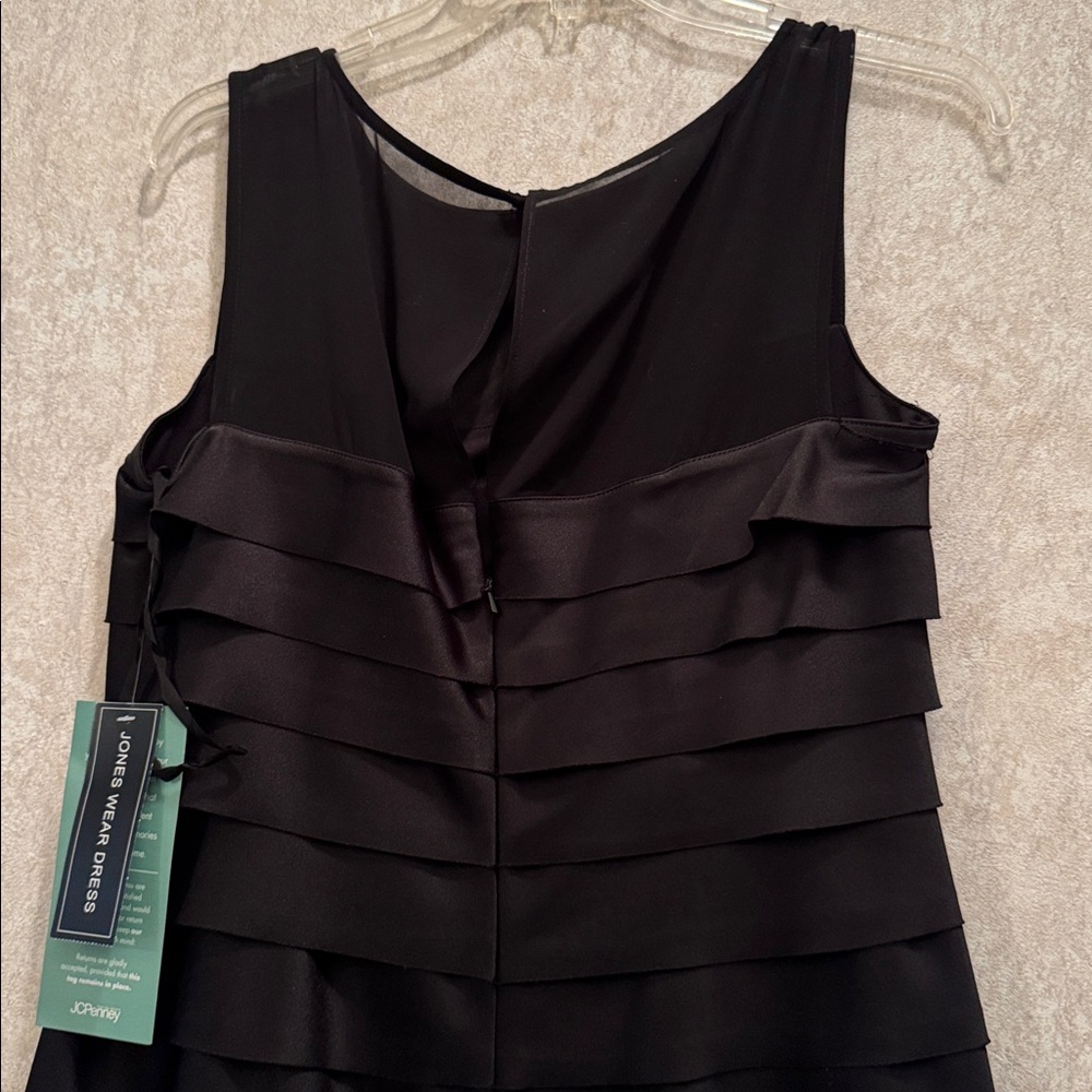 NWT JCPenney Black Layered Dresss - Picture 11 of 16